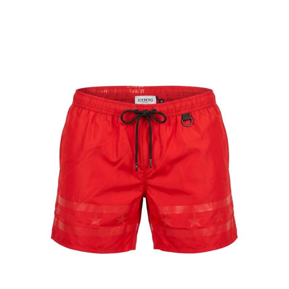 Iceberg Red Polyester Men Swim Men's Short